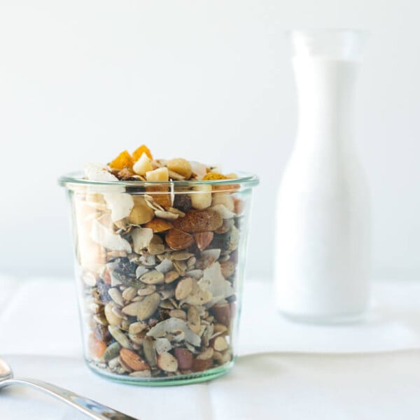 (gluten-free, paleo) Pair this macadamia muesli with your favorite dairy-free milk for an easy and healthy breakfast.