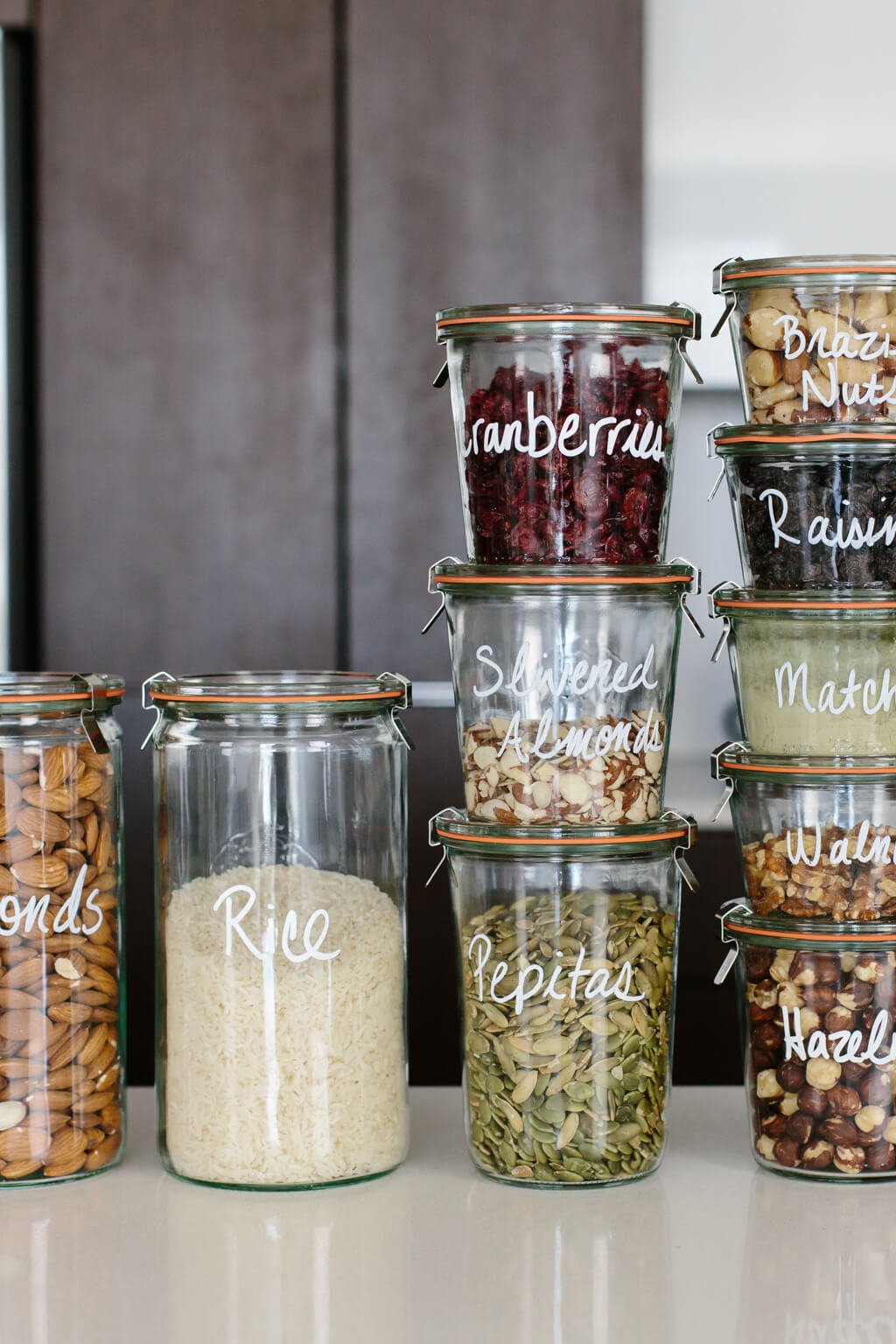 Pantry organization ideas - I've got several tips for creating a healthy pantry and moving all your storage containers to glass jars. 