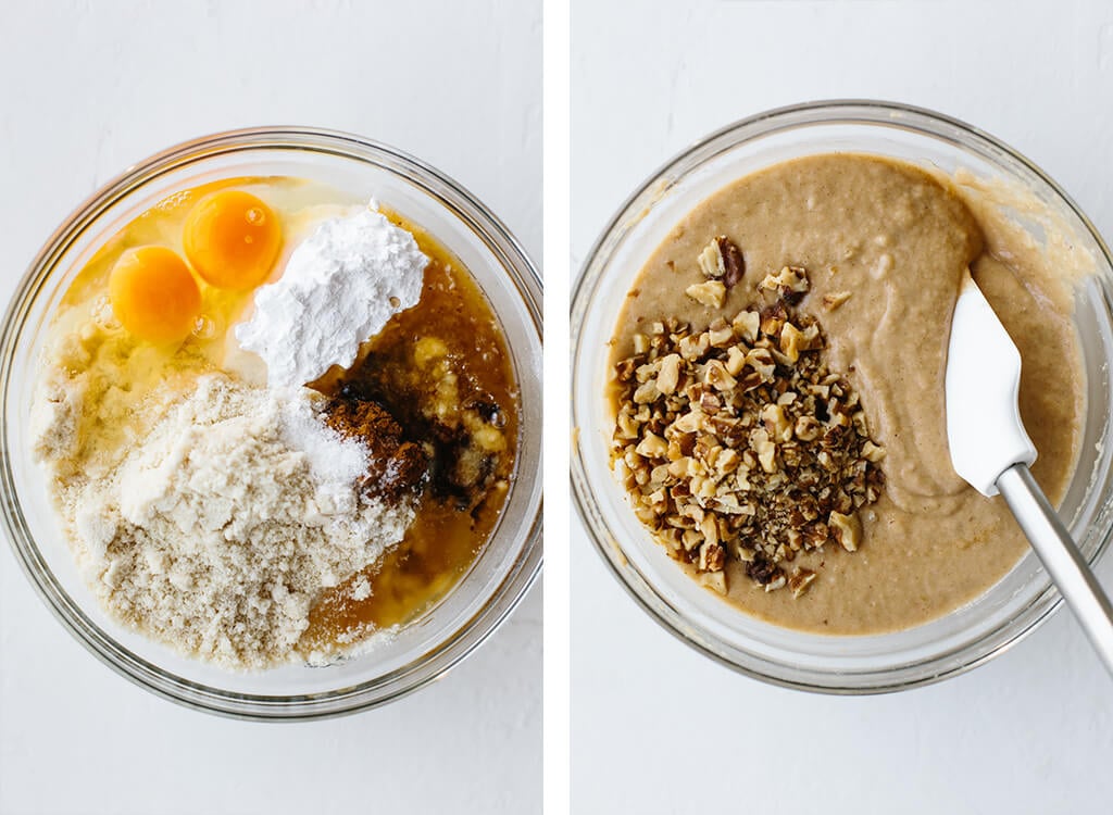 Paleo banana muffins ingredients