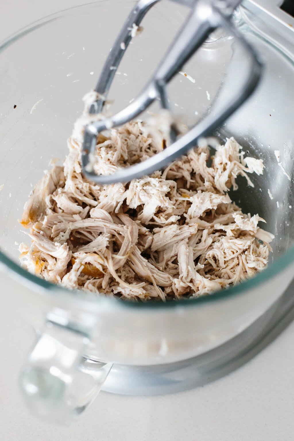 How to make shredded chicken that's easy, fast and flavorful. It's my favorite method for making shredded chicken.