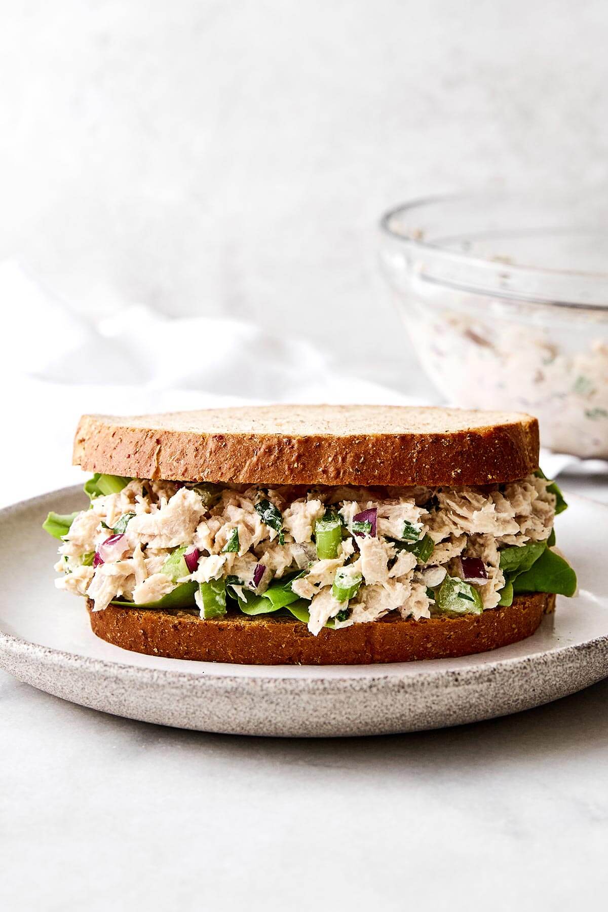 Tuna salad sandwich.