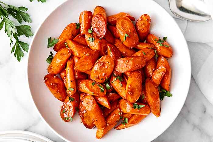How to make honey roasted carrots.
