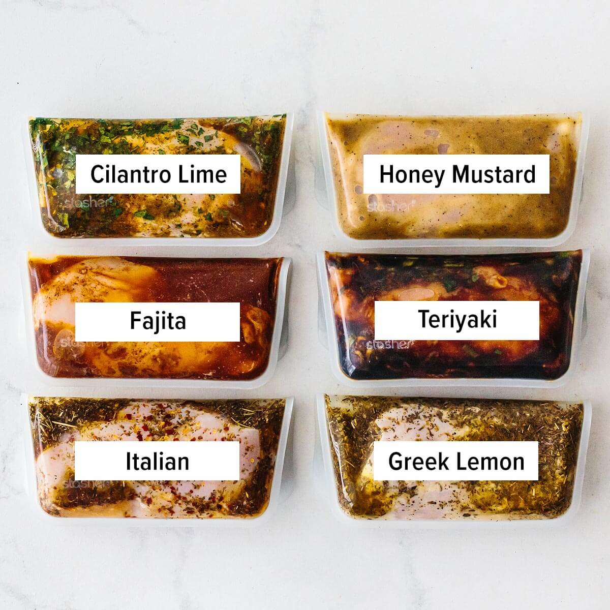These chicken marinades are one of the best (and easiest) ways to give your favorite protein some big flavor and maximum juiciness! 6 chicken marinade ideas in packets.
