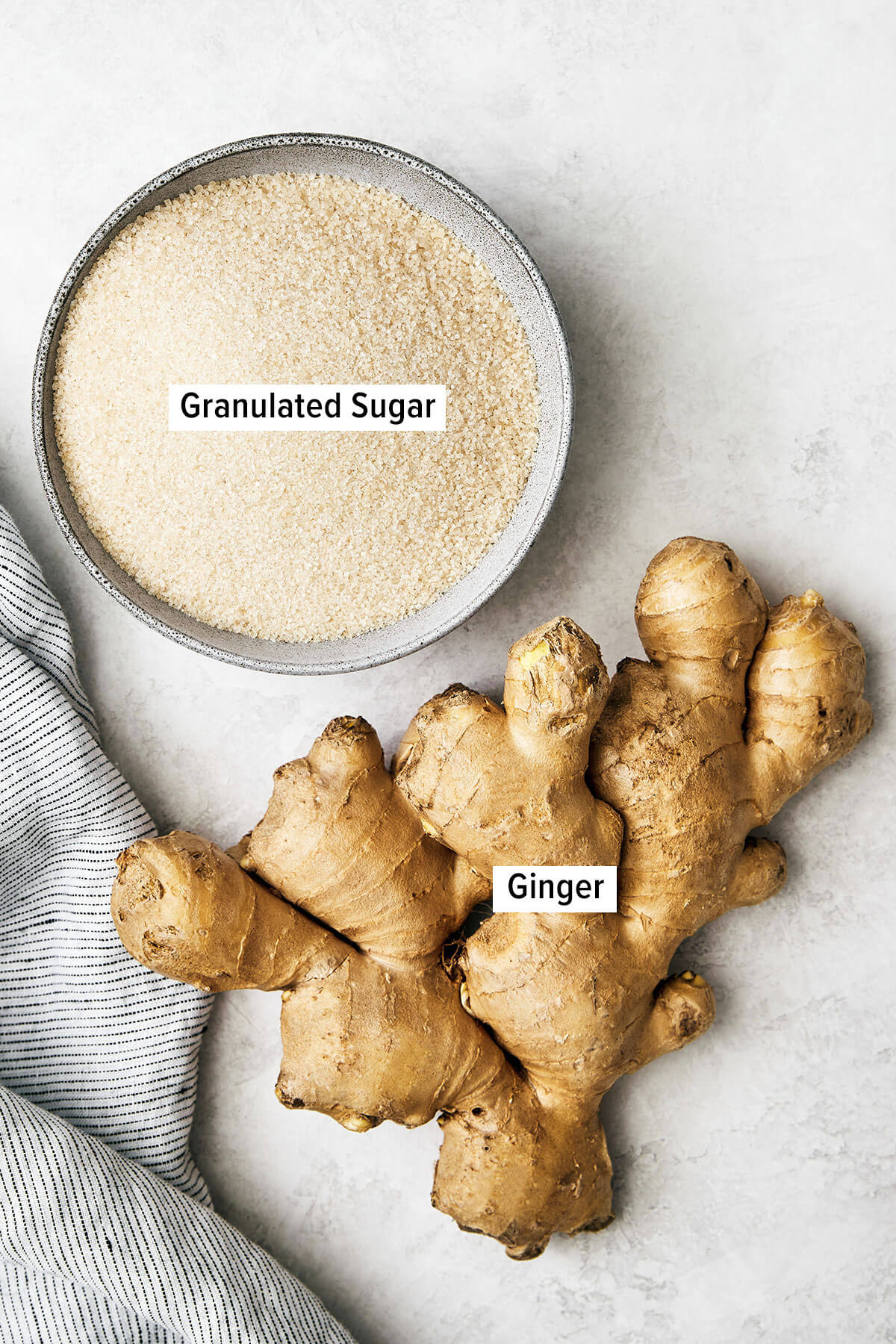 This easy homemade candied ginger is a tasty way to enjoy ginger while reaping all its shining health benefits! Ingredients for candied ginger