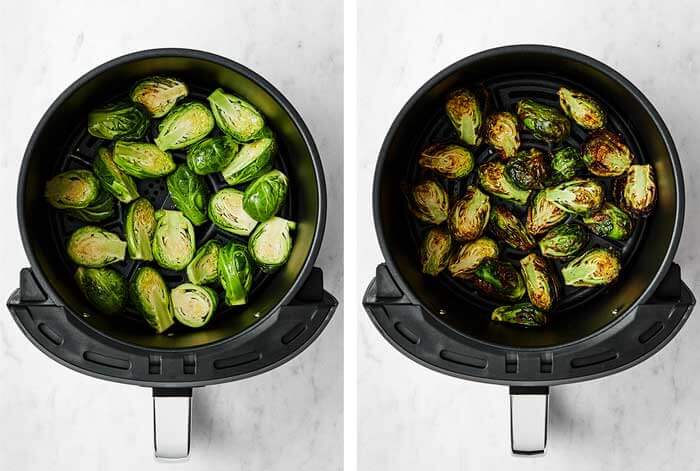 Brussels sprouts in the air fryer