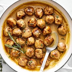 Turkey meatballs recipe.