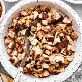 Chopped Chipotle chicken recipe.