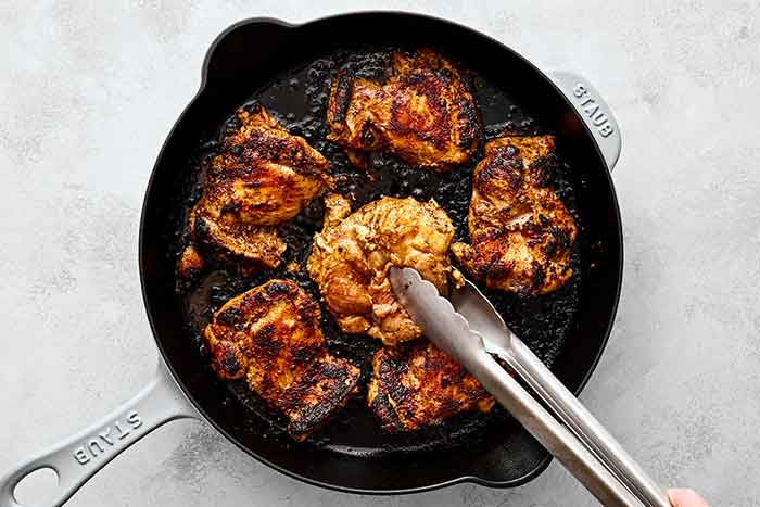 Seared Chipotle chicken.
