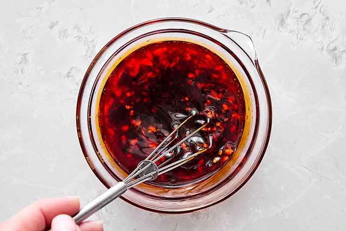 Chili crisp dressing.