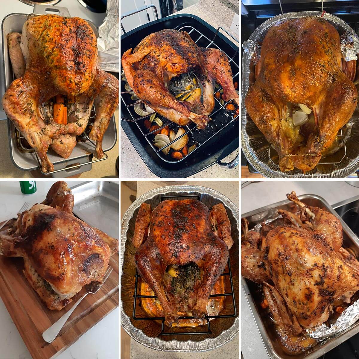 Community submitted photos for turkey recipe.