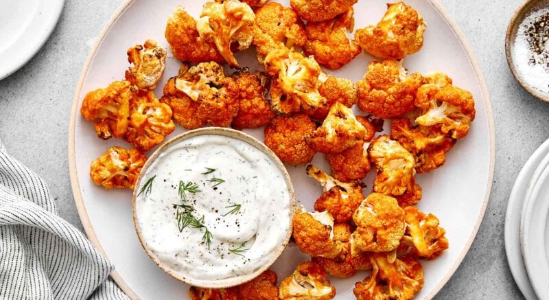 Buffalo cauliflower recipe.