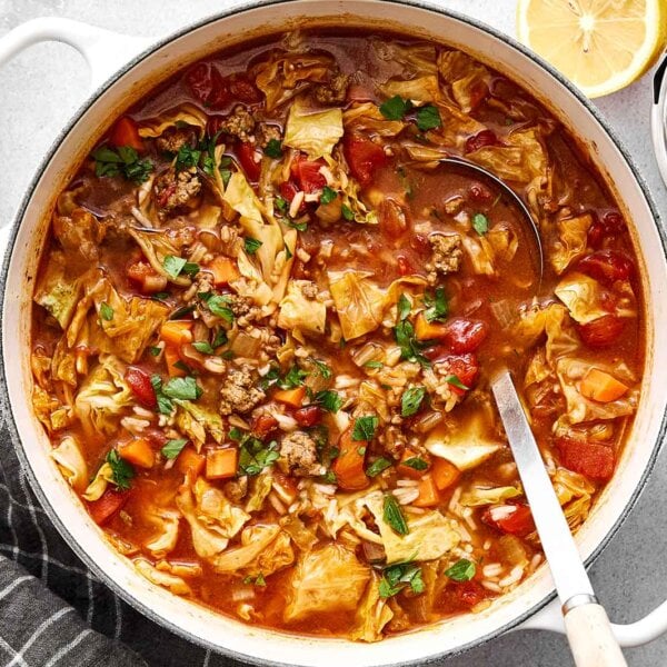 Cabbage roll soup recipe.