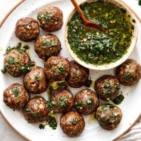 Lamb meatballs recipe.