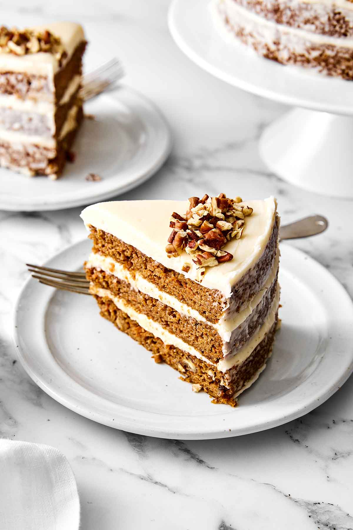 Gluten-free carrot cake.