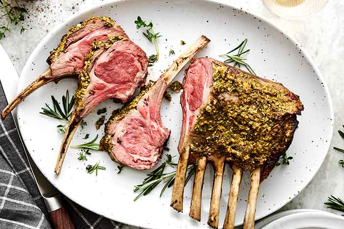 How to make a rack of lamb.
