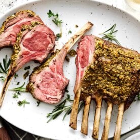 Rack of lamb recipe.