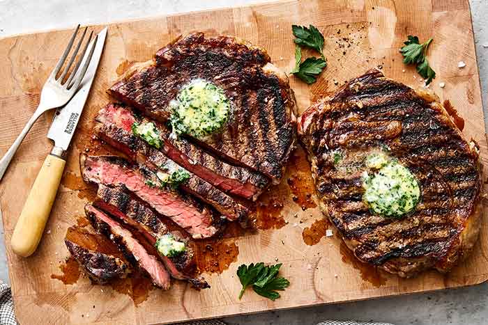 How to grill ribeye steaks.